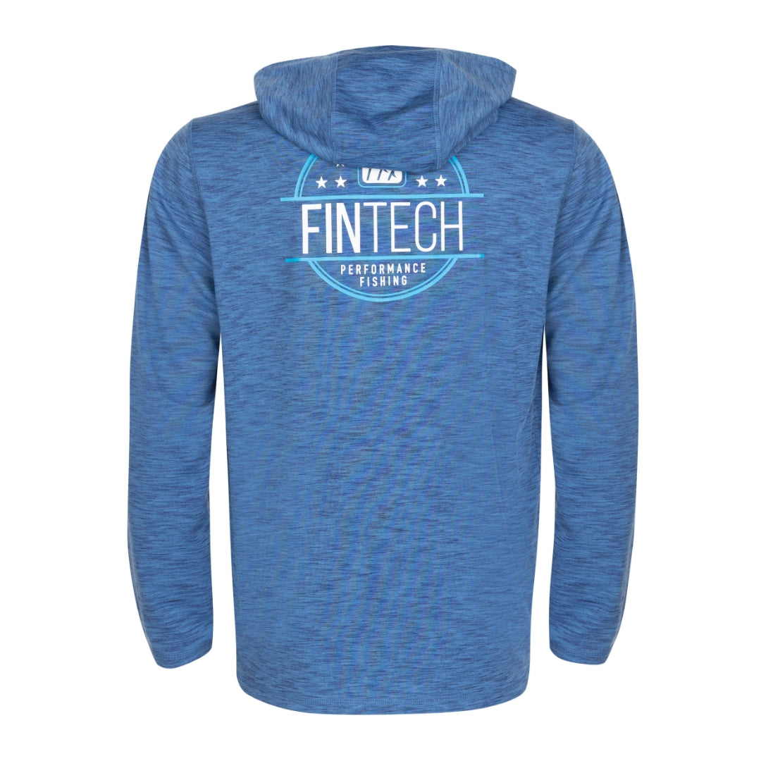 Fintech Men's LS Coastal Performance UV Hoodie "FPF Rising"