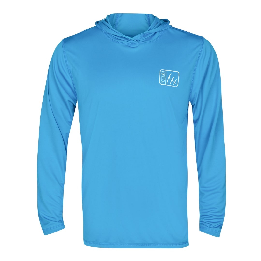 Fintech Men's LS UV Hoodie "Fish Anywhere"