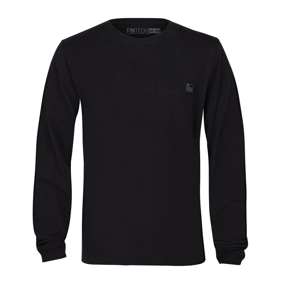 Fintech Men's Heavy Duty LS Tee