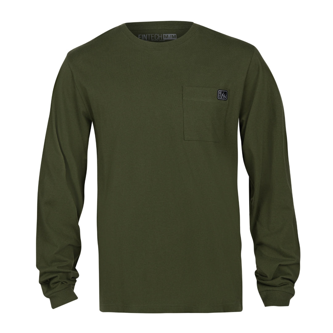 Fintech Men's Heavy Duty LS Tee