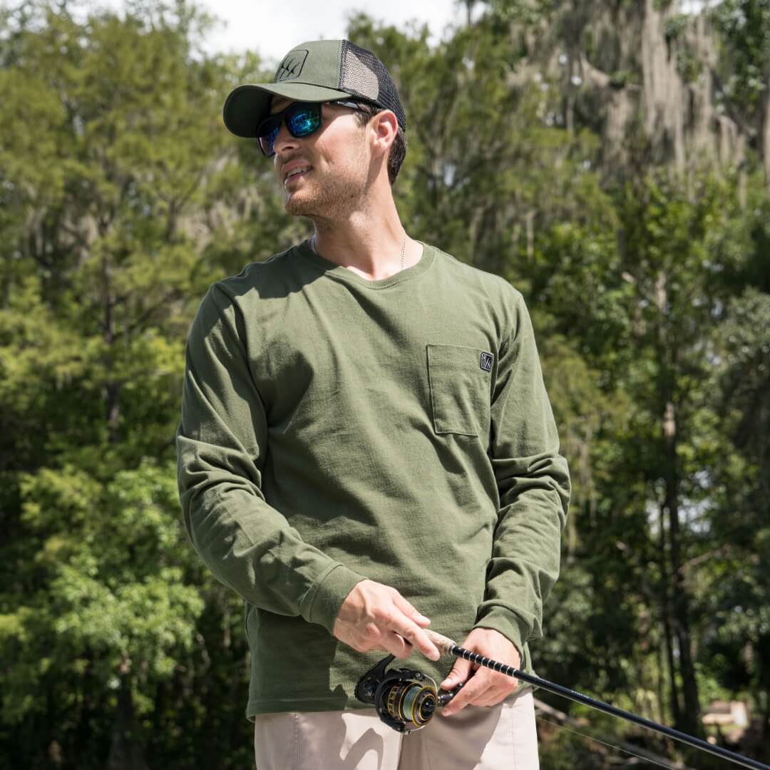 Fintech Men's Heavy Duty LS Tee