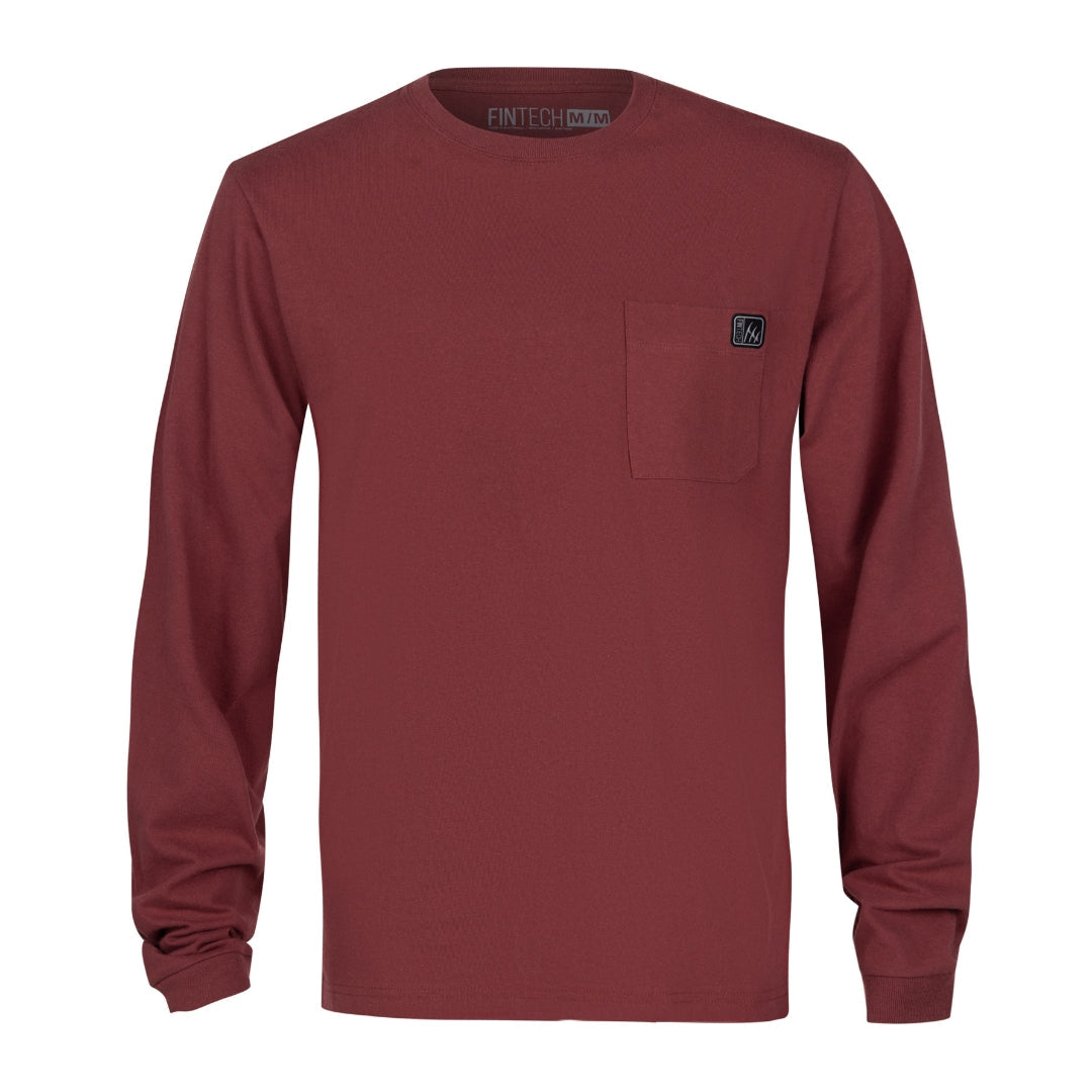 Fintech Men's Heavy Duty LS Tee
