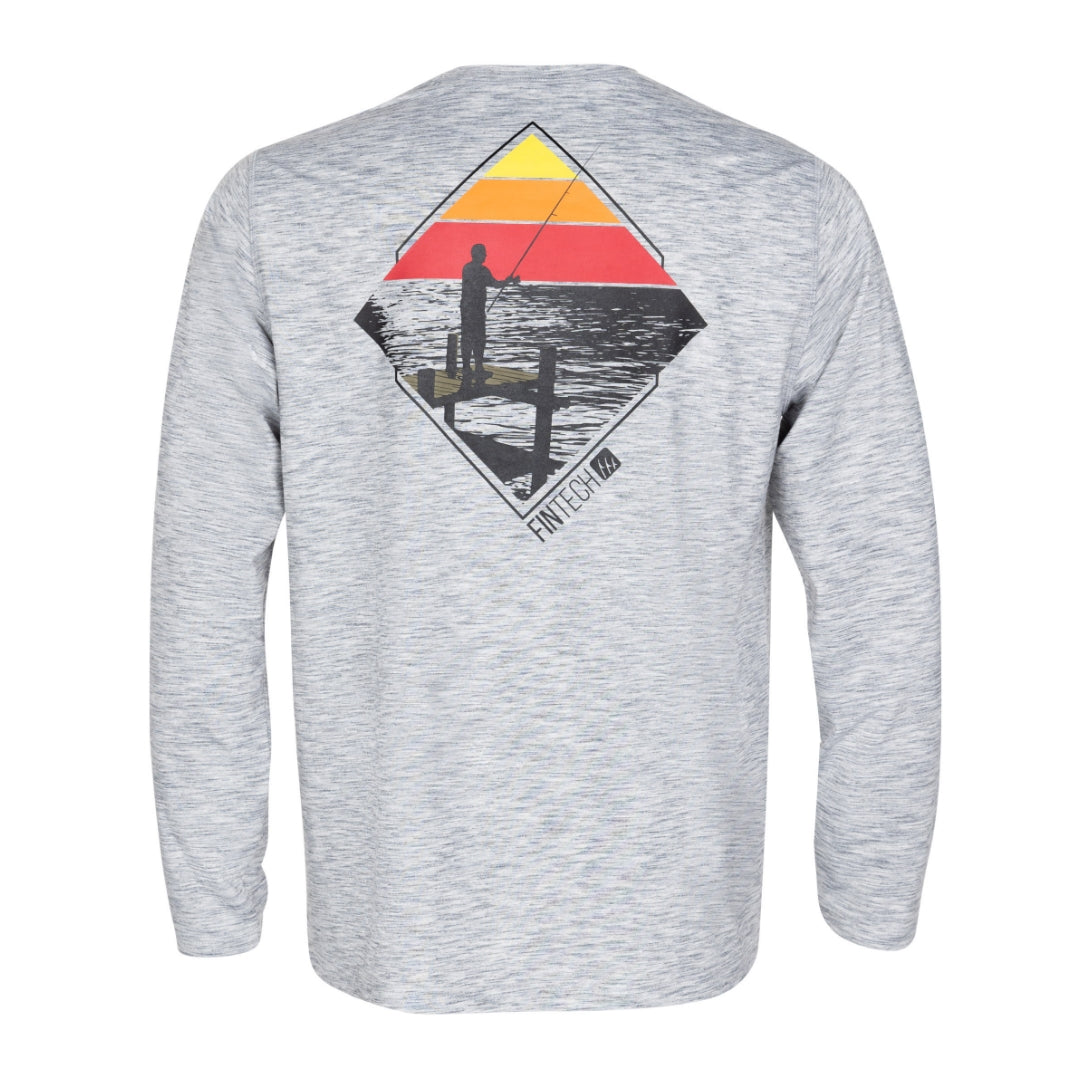 Fintech Men's LS Coastal Performance UV "Dock Life"