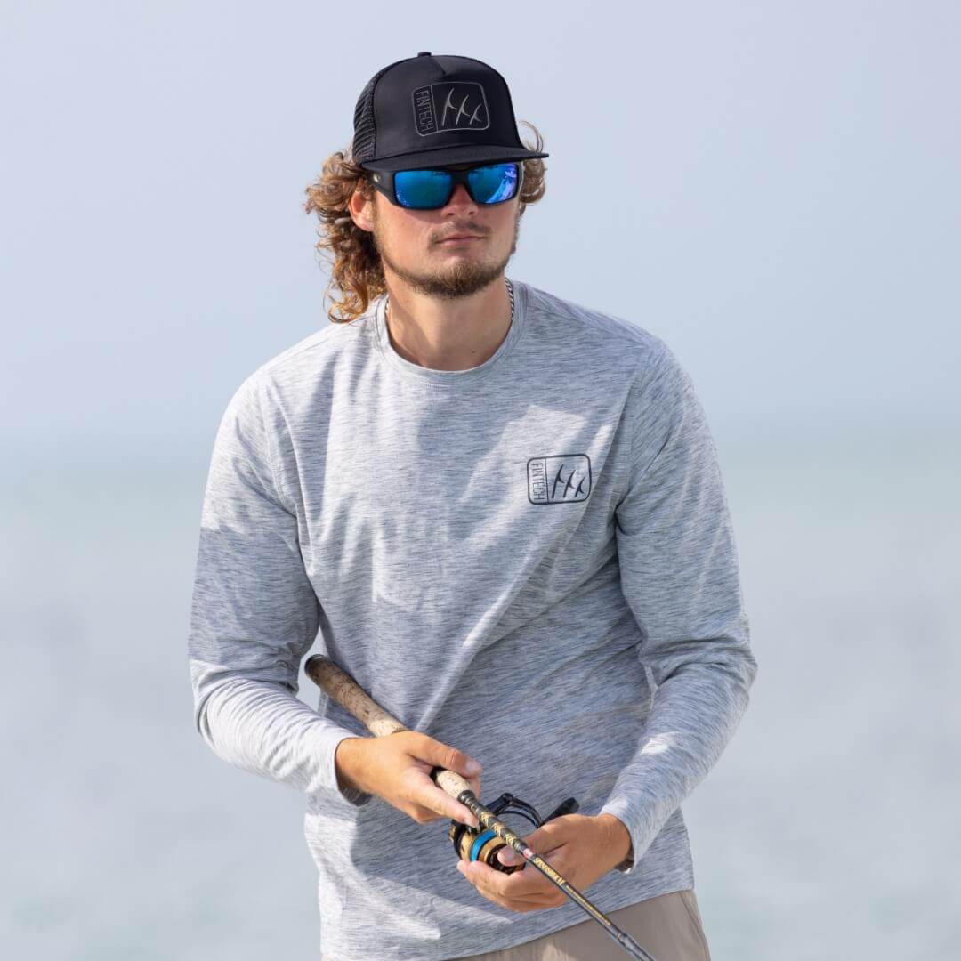 Fintech Men's LS Coastal Performance UV "Dock Life"
