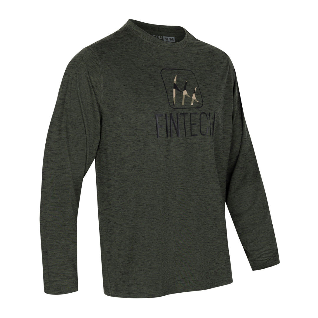 Fintech Men's LS Coastal Performance UV "WDLND Logo"
