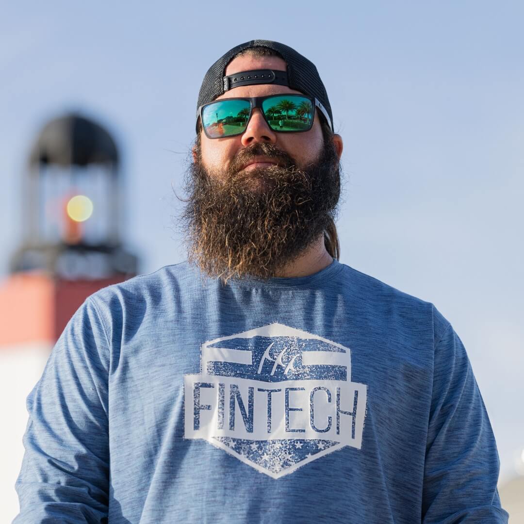 Fintech Men's LS Coastal Performance UV "USA Shield"