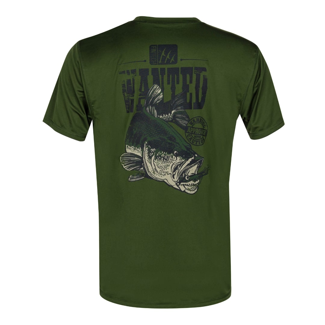 Fintech Men's SS UV "Wanted Bass"