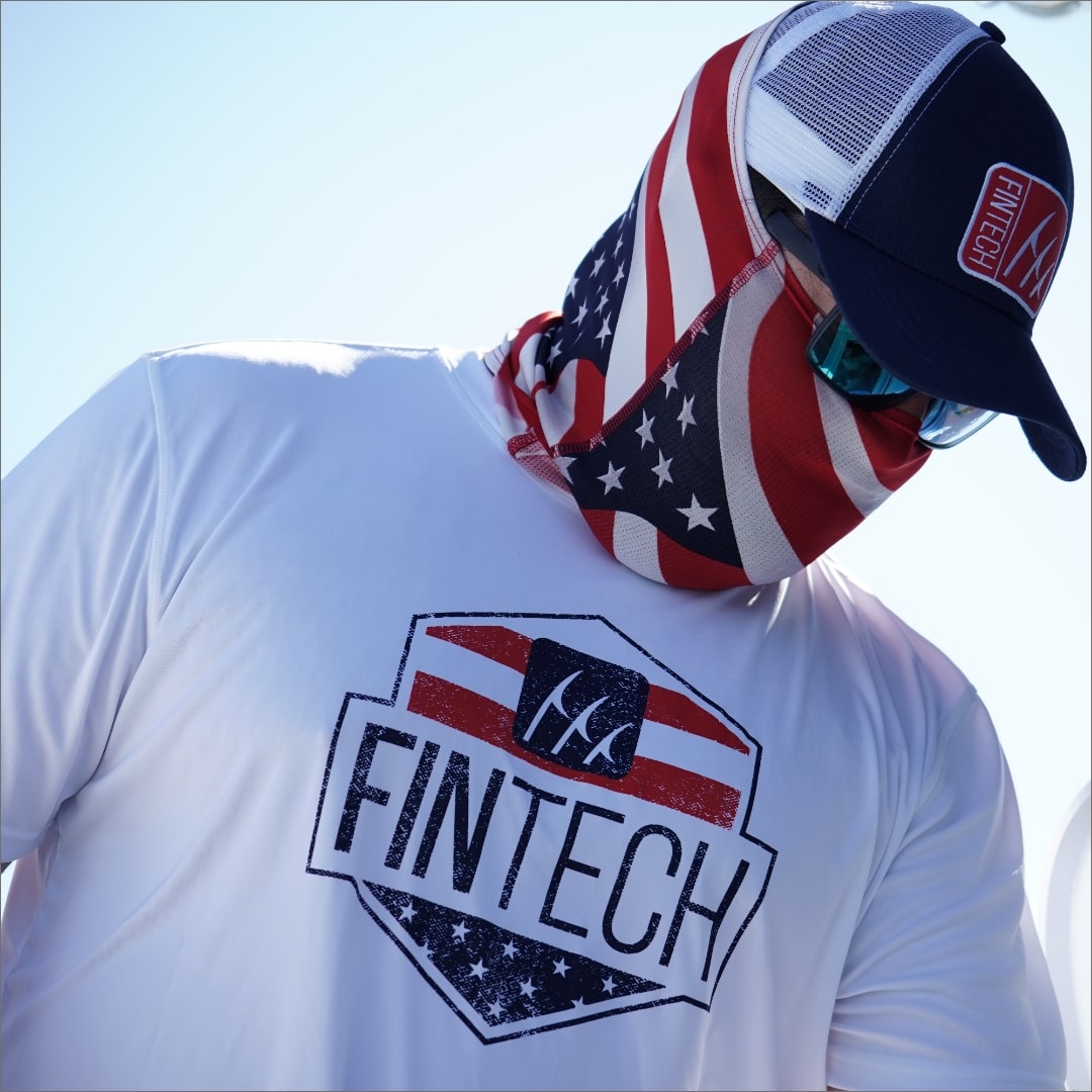 Fintech Men's SS UV "USA Shield"