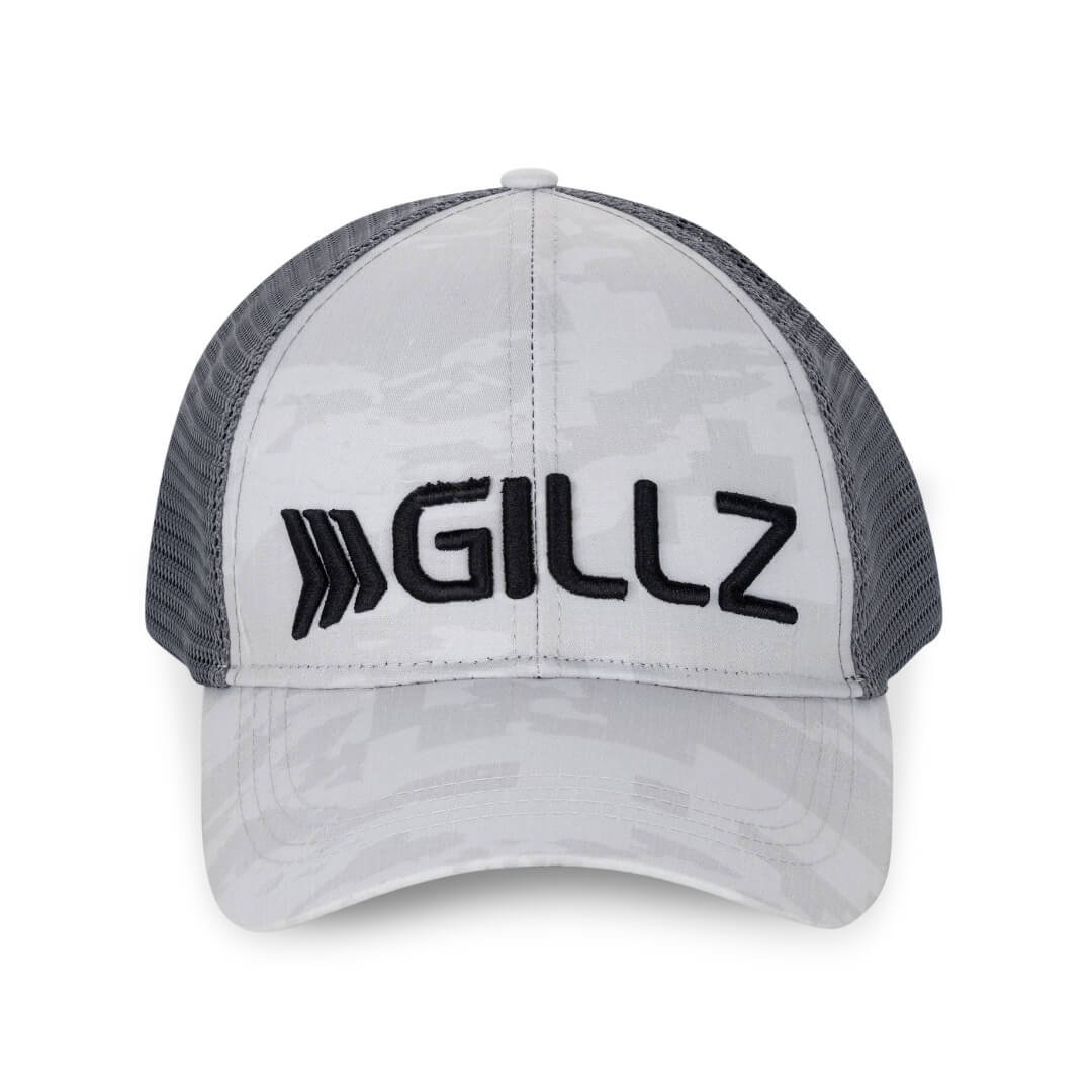 Gillz Men's Curved Brim Mesh Snapback Hat "Swell"