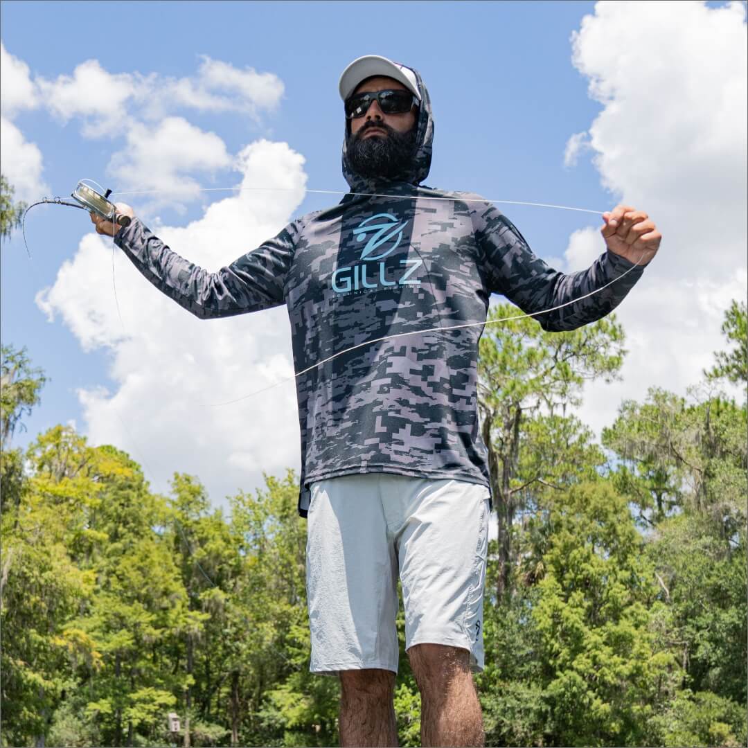 Gillz Men's Contender Series UV Hoodie "Tonal Tek"