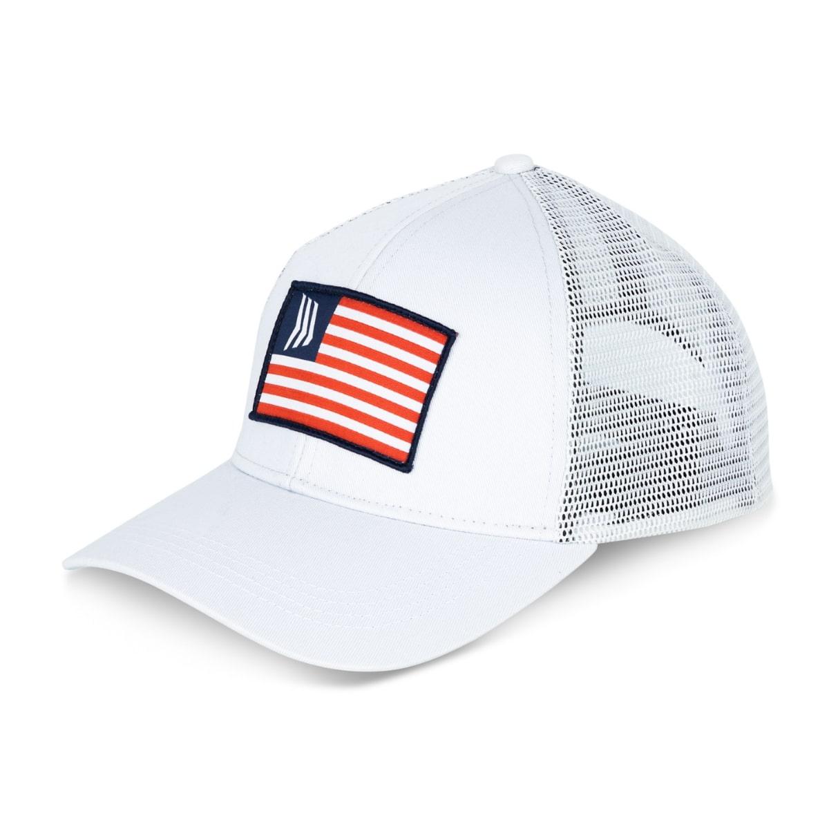Gillz Men's Curved Brim Mesh Snapback "3 Gillz Flag" - Gillz