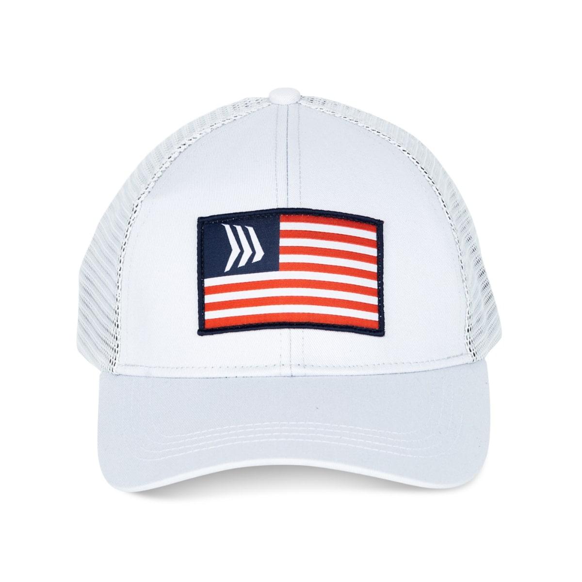 Gillz Men's Curved Brim Mesh Snapback "3 Gillz Flag" - Gillz