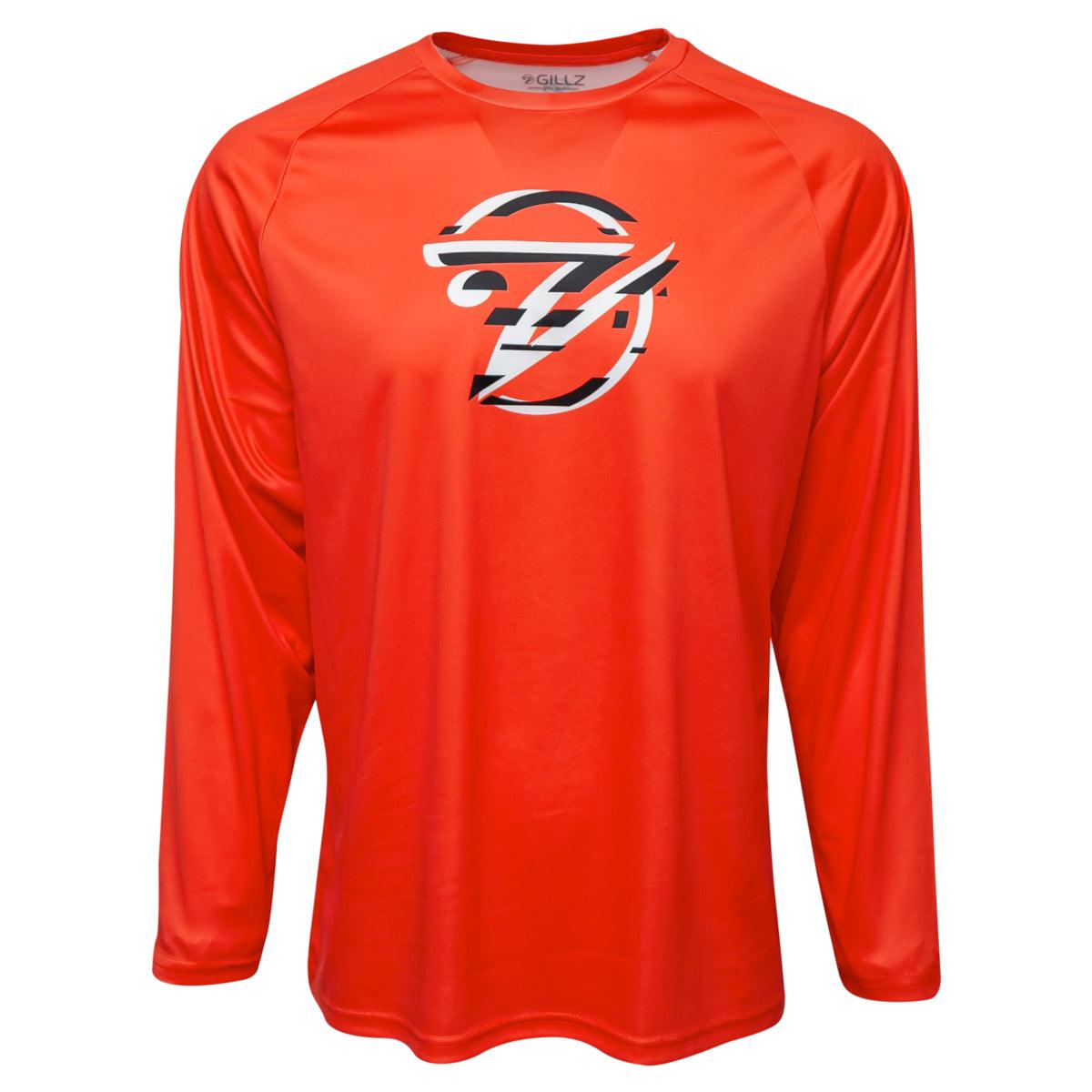 Men's Contender Raglan Long Sleeve "Glitch Logo" - Gillz